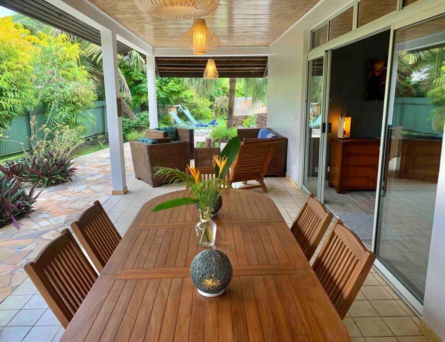 Villa Hoama Lodge Moorea Teavaro Buitenkant foto