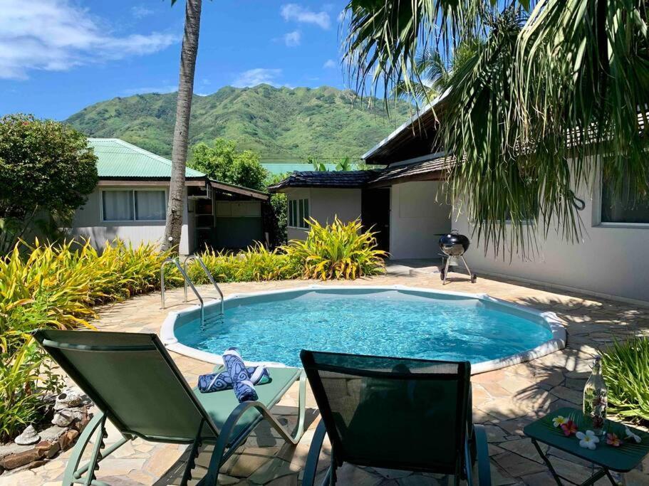 Villa Hoama Lodge Moorea Teavaro Buitenkant foto